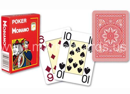 modiano poker index marked playing cards